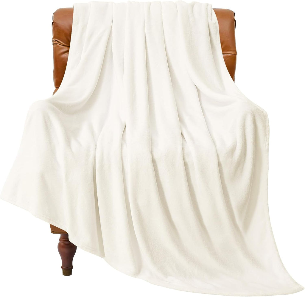 Fleece Blanket Black Throw Blankets for Couch & Bed, Luxury Plush Cozy Fuzzy Blanket 50x60 inches, Super Soft Warm Lightweight Throw Blanket for Travel Camping